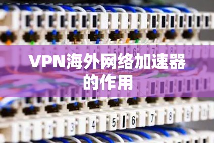 VPN海外网络加速器的作用 VPN海外网络加速器的作用