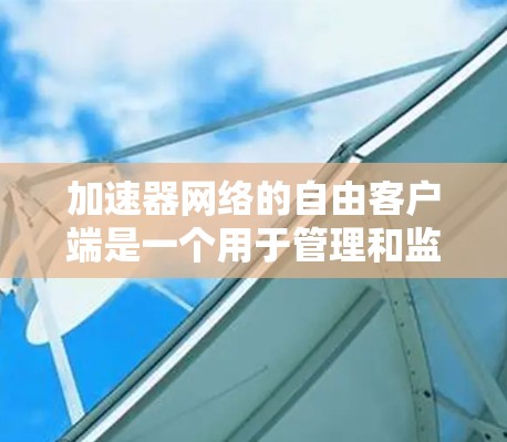 加速器网络的自由客户端是一个用于管理和监控加速器网络的工具，旨在优化网络性能，常用于企业内部或远程服务器连接。以下是详细的分析