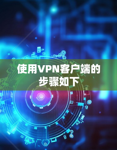使用VPN客户端的步骤如下 使用VPN客户端的步骤如下
