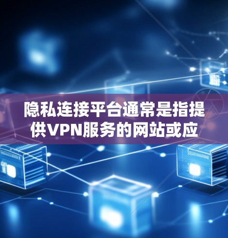 隐私连接平台通常是指提供VPN服务的网站或应用程序，旨在保护用户网络安全和隐私。以下是对这些平台的详细分析