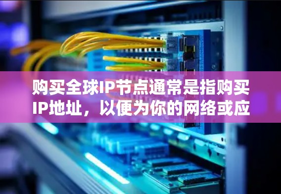购买全球IP节点通常是指购买IP地址，以便为你的网络或应用分配一个唯一的互联网协议地址。以下是一些关于购买全球IP节点的关键点和信息