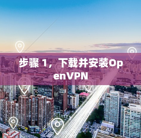 步骤 1，下载并安装OpenVPN
