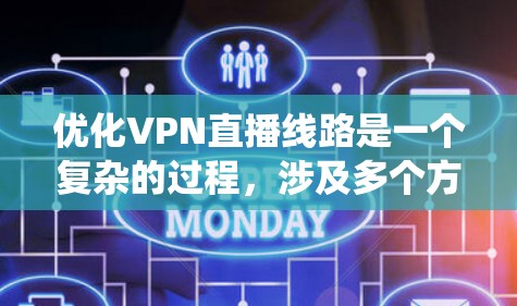 优化VPN直播线路是一个复杂的过程，涉及多个方面的考虑和实施步骤。以下是对这一过程的系统化总结和优化建议