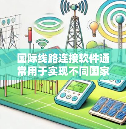 国际线路连接软件通常用于实现不同国家或地区之间的通信和数据传输，常见于企业、网络运营商或开发者之间。以下是一些常见的国际线路连接软件及其分类