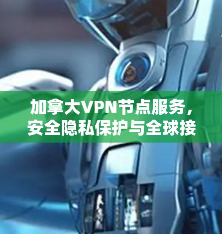 加拿大VPN节点服务，安全隐私保护与全球接入