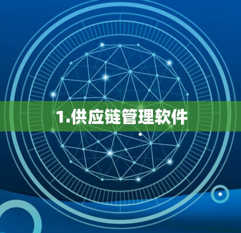 1.供应链管理软件
