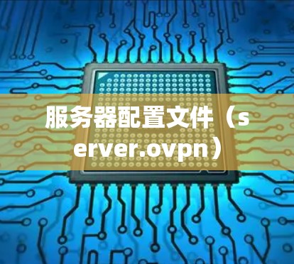 服务器配置文件（server.ovpn）