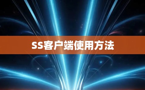 SS客户端使用方法