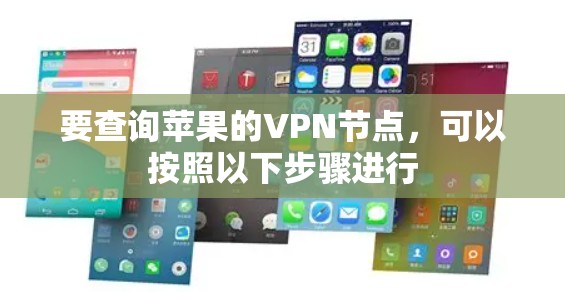 要查询苹果的VPN节点，可以按照以下步骤进行